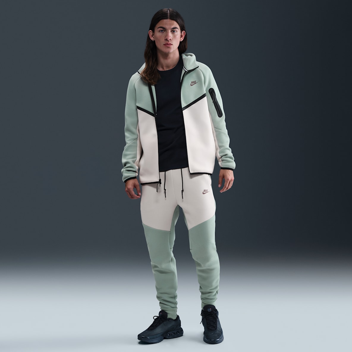 Nike Tech Fleece As Roma HOT Track Suit Nike Tech Fleece Roma